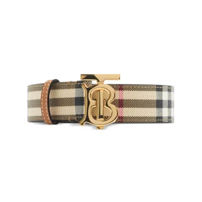 Burberry Check Tb Belt
