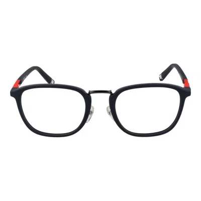 Fila Blue Plastic Glasses  (frames) In Black