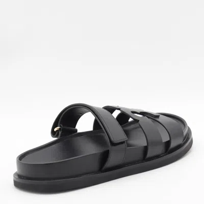 Tory Burch Sandals Blacks And Greys In Black