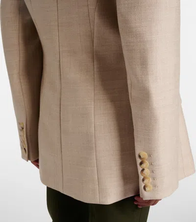 Joseph Fallon Virgin Wool Blazer In Neutral