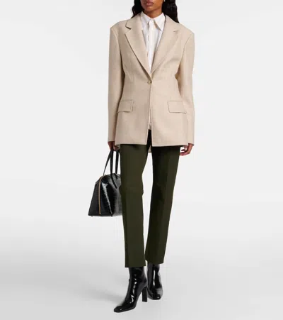 Joseph Fallon Virgin Wool Blazer In Neutral