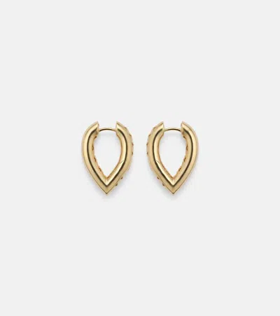 Engelbert Drop Link Medium 18kt Gold Earrings In Gold