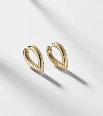 Engelbert Drop Link Medium 18kt Gold Earrings In Gold