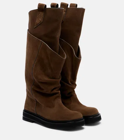 PASSEGGIATA绒面革战地靴