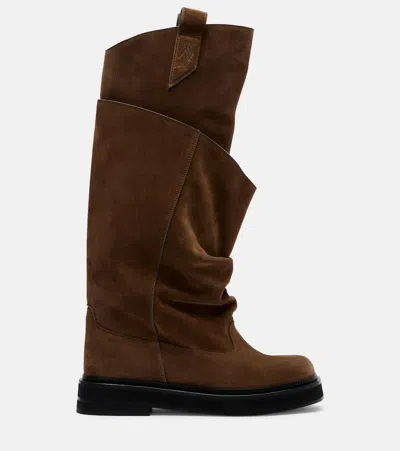 PASSEGGIATA绒面革战地靴