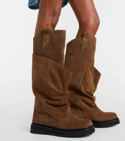 PASSEGGIATA绒面革战地靴