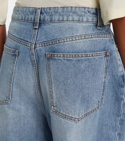 Rohe Róhe Barrel-leg Jeans In Blue