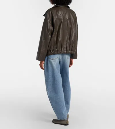 Rohe Róhe Barrel-leg Jeans In Blue