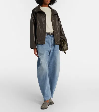 Rohe Róhe Barrel-leg Jeans In Blue