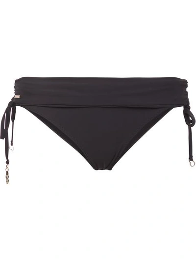 Stella Mccartney Timeless Basics Fold-over Swim Bikini Bottom, Black