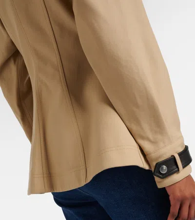 Veronica Beard Talla Water Repellent Cotton Jacket In Sand
