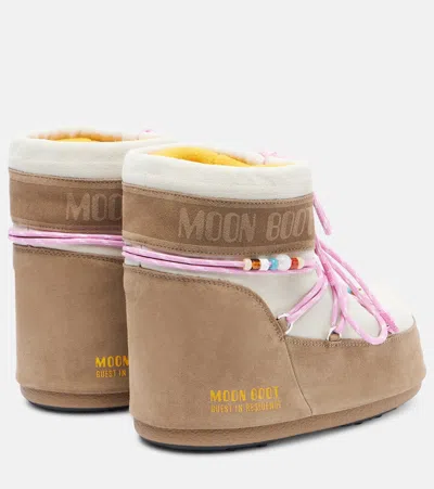 Moon Boot X Guest In Residence Icon Low Snow Boots In Brown