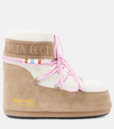Moon Boot X Guest In Residence Icon Low Snow Boots In Brown