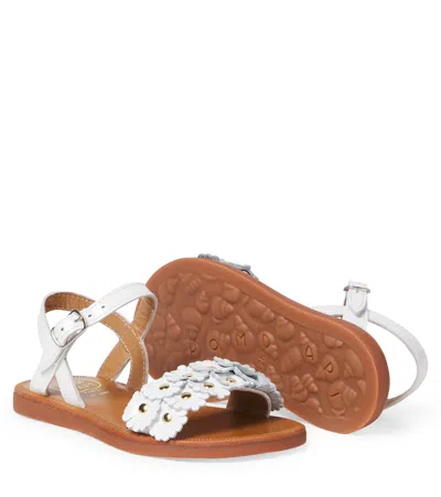 Pom D'api Plagate Flo Sandals In White