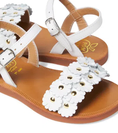 Pom D'api Plagate Flo Sandals In White