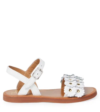 Pom D'api Plagate Flo Sandals In White
