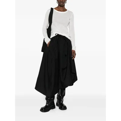 Y-3 Asymmetric-hem Midi Skirt