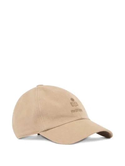 Isabel Marant Tomas Embroidered Baseball Cap Cotton Six Panel