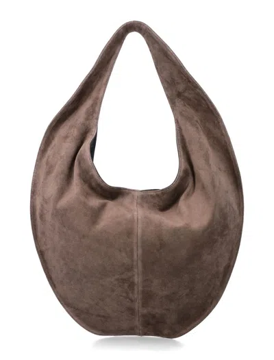 Maeden Market Leather Tote Bag In Brown
