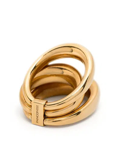 Panconesi Blow Up Solar Ring Accessories In Gold