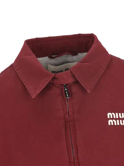 Miu Miu Jackets In Red