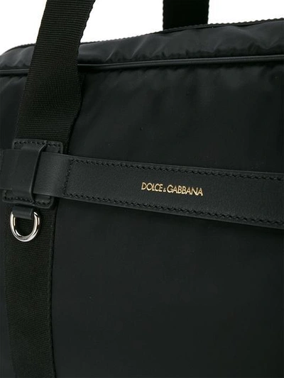 Shop Dolce & Gabbana Mediterraneo Holdall In Black