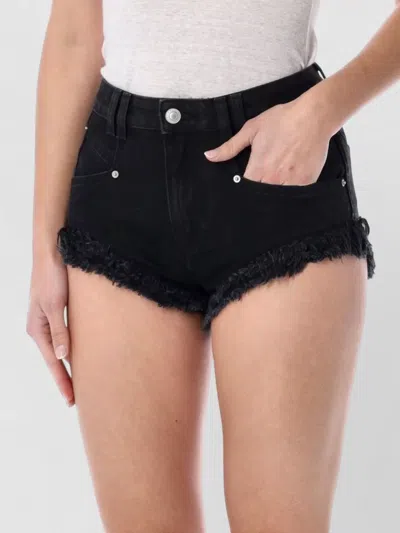 Isabel Marant Étoile Isabel Marant Eneidala Denim Shorts In Black