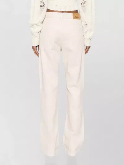Isabel Marant High Waist Bootcut Denim Trousers Belt Loops In Multi