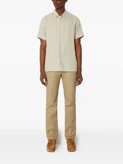 Samsoe & Samsoe Saavan Buttoned Shirt In Neutral