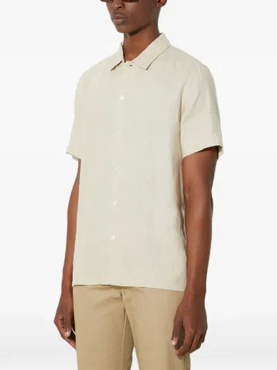 Samsoe & Samsoe Saavan Buttoned Shirt In Neutral