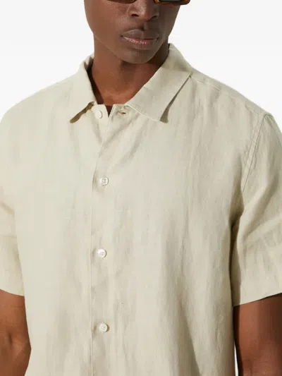 Samsoe & Samsoe Saavan Buttoned Shirt In Neutral