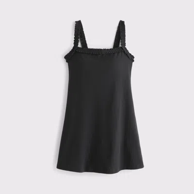 Abercrombie & Fitch Ypb Studioflex Scrunchie Strap Mini Dress In Multi