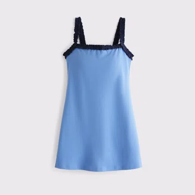 Abercrombie & Fitch Ypb Studioflex Scrunchie Strap Mini Dress In Multi