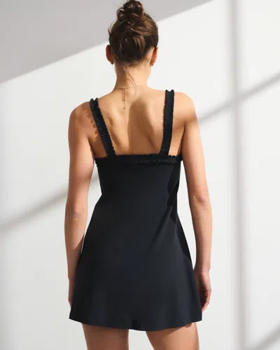 Abercrombie & Fitch Ypb Studioflex Scrunchie Strap Mini Dress In Multi