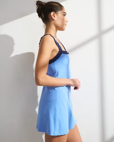 Abercrombie & Fitch Ypb Studioflex Scrunchie Strap Mini Dress In Multi