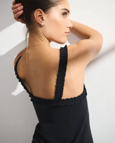 Abercrombie & Fitch Ypb Studioflex Scrunchie Strap Mini Dress In Multi