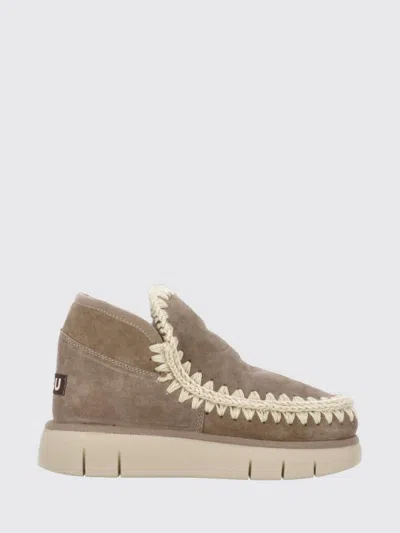 Mou Eskimo Bounce Sneaker Boots In Brown