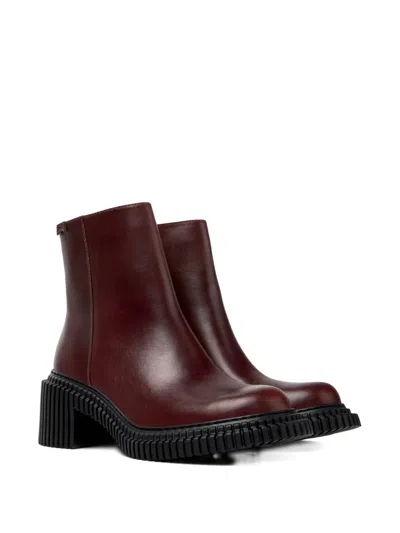 Camper Pix London Ankle Boots In Brown