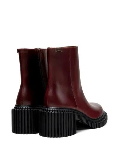 Camper Pix London Ankle Boots In Brown