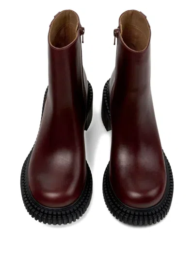 Camper Pix London Ankle Boots In Brown