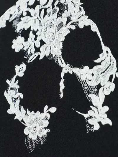 Alexander Mcqueen Crew Neck Graphic Print Short Sleeve T Shirt In Black
