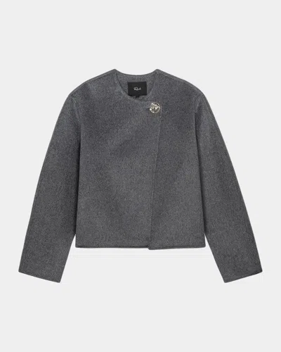 Rails Ronda Wool-blend Wrap Jacket In Gray