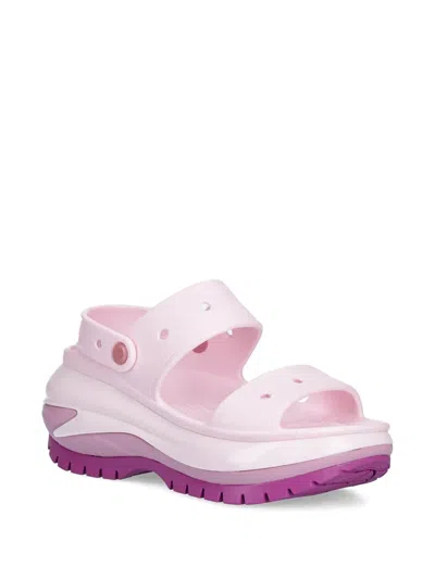 Crocs Platform Strap Sandals In Pink