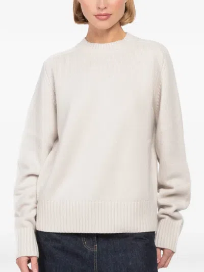 Extreme Cashmere Crew-neck Pullover In Neutral
