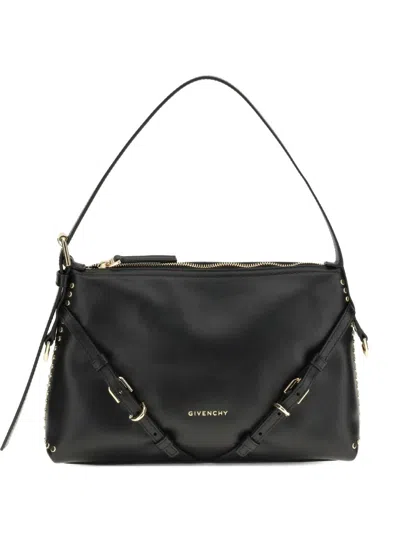 Givenchy Voyou Mini Leather Shoulder Bag Studded In Black