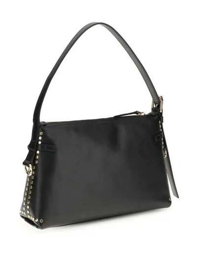 Givenchy Voyou Mini Leather Shoulder Bag Studded In Black