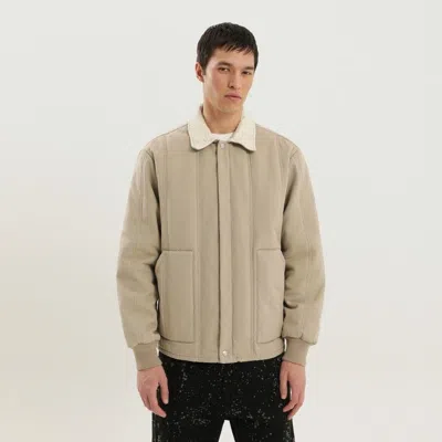 1989 Studio Beige Padded Canvas Jacket In Neutral