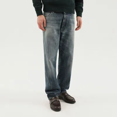 1989 Studio Whiskering-effect Jeans In Blue