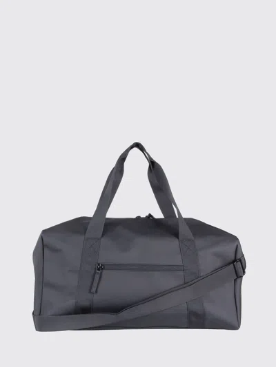 Aspesi Logo Duffle Bag In Gray