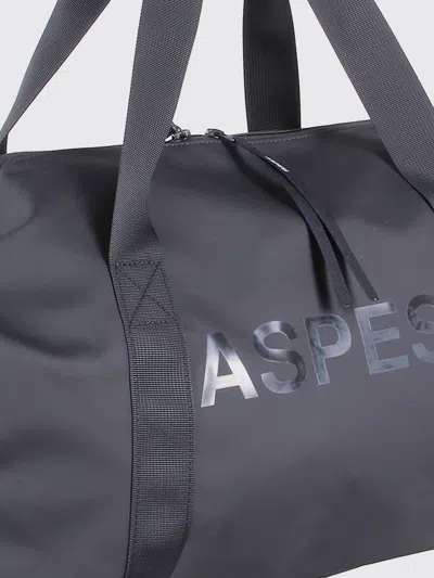 Aspesi Logo Duffle Bag In Gray